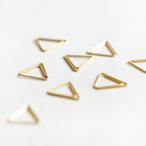 Clips gold Triangle