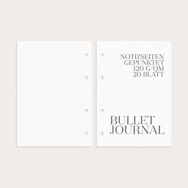 Bullet Journal Notizseiten 160g/qm