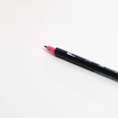 Tombow Brush Pen Mauve Handlettering