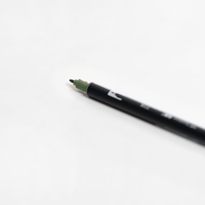 Tombow Brush Pen Grey Green Brushlettering