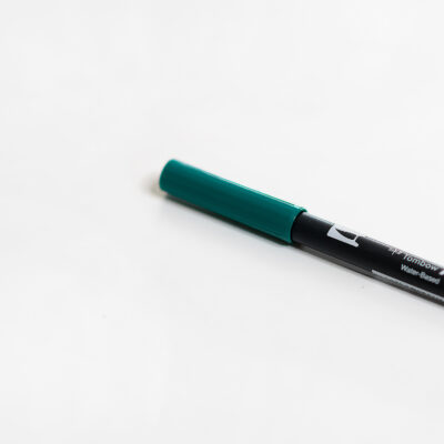Tombow Brush Pen Sea Green mit Kappe