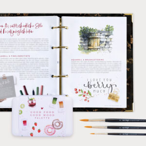 Watercolor Beginner Bundle zum Erlernen der Kunst des Aquarellierens