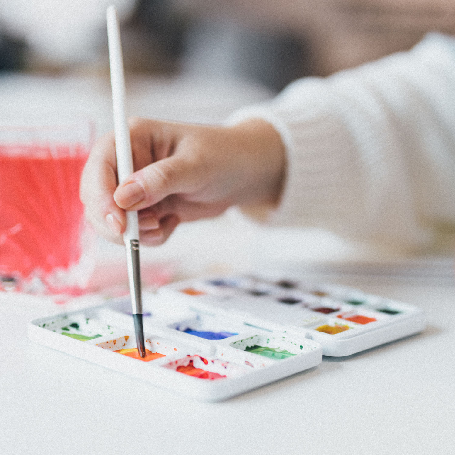 Watercolor und Aquarellieren üben