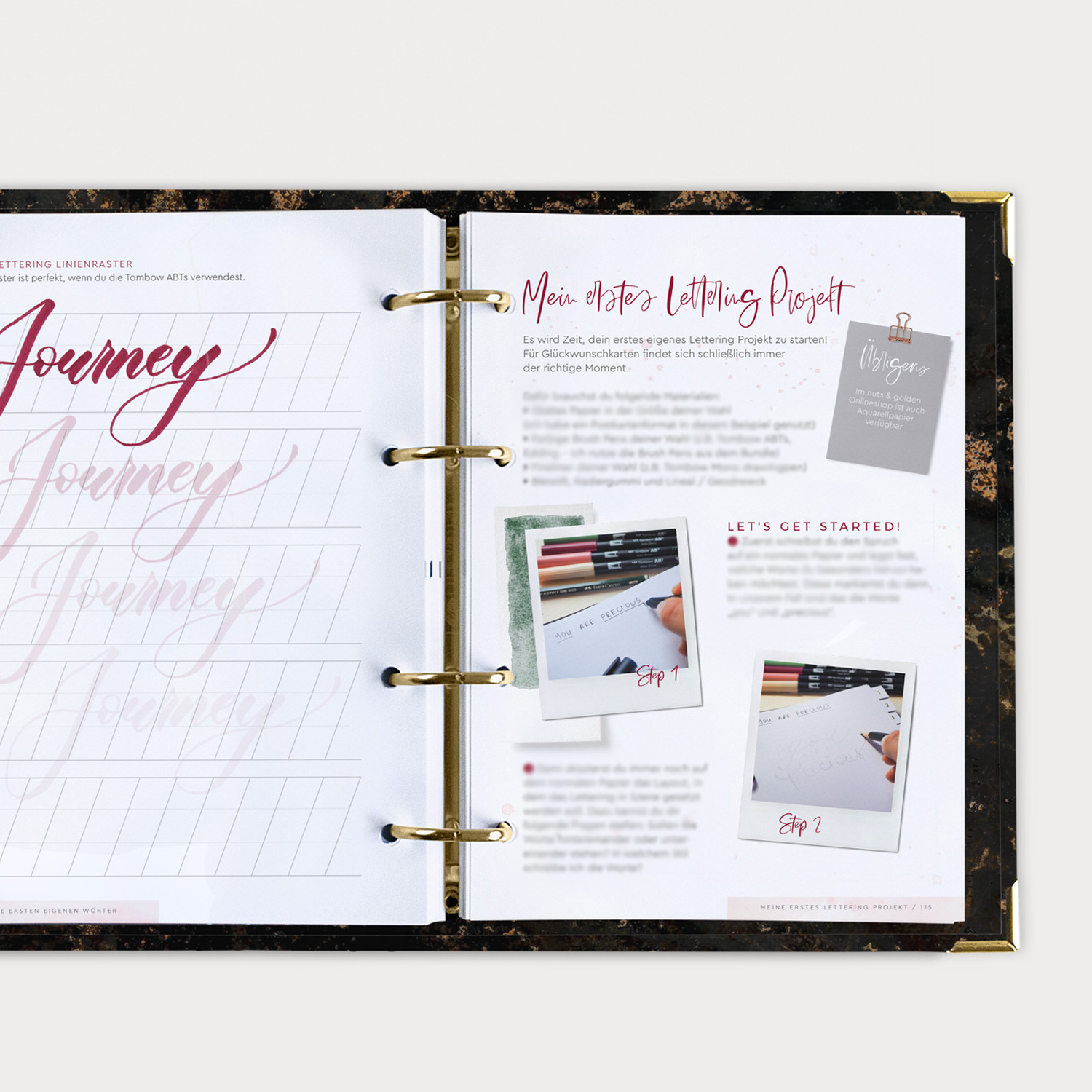Brushlettering Beginner Bundle Lettering lernen