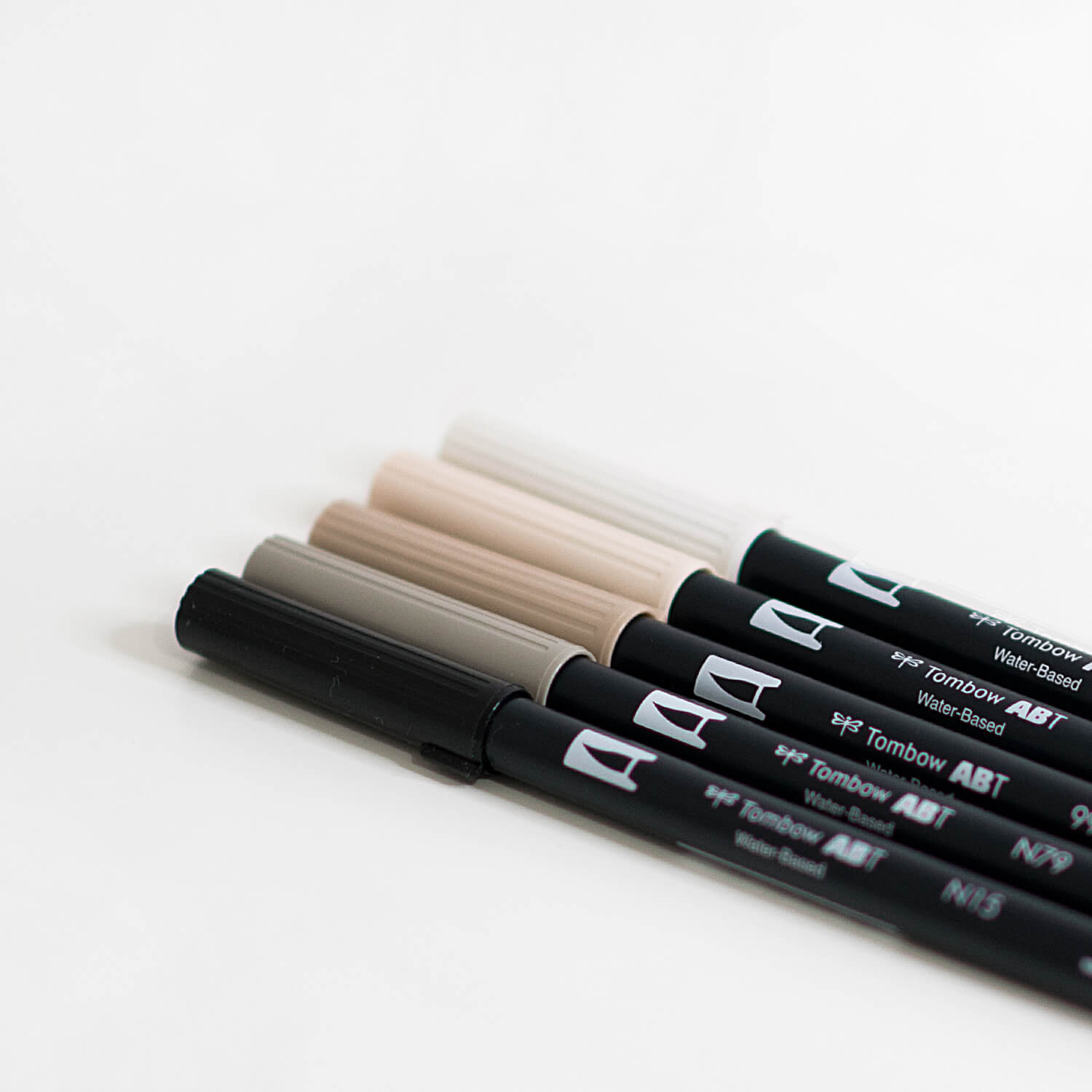Tombow Brush Pen Set Nude mit Doppelspitze für Handlettering