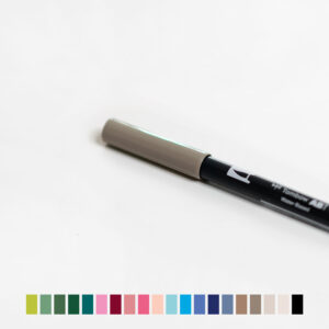 Tombow Brush Pen Coverbild mit Farbvarianten