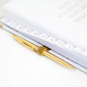 Stiftschlaufe gold im Golden Accessoires Set