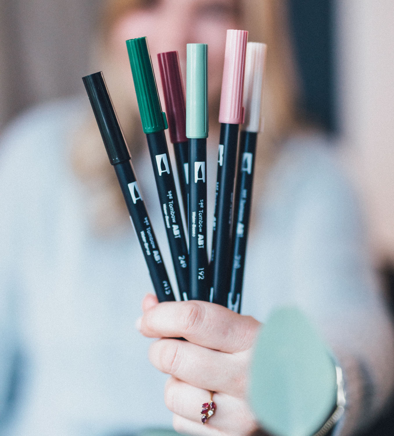 Tombow Brush Pens in verschiedenen Farben