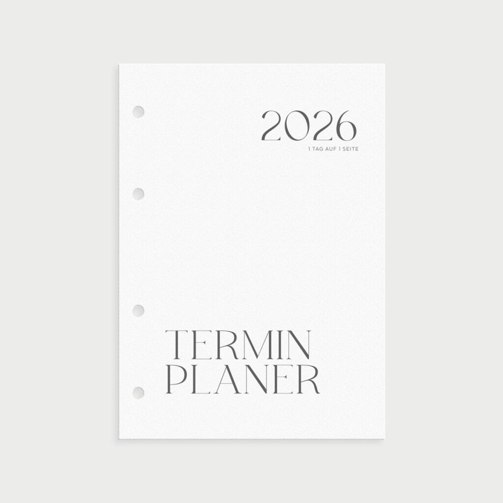 Kalenderseiten Terminplaner — Produktbild
