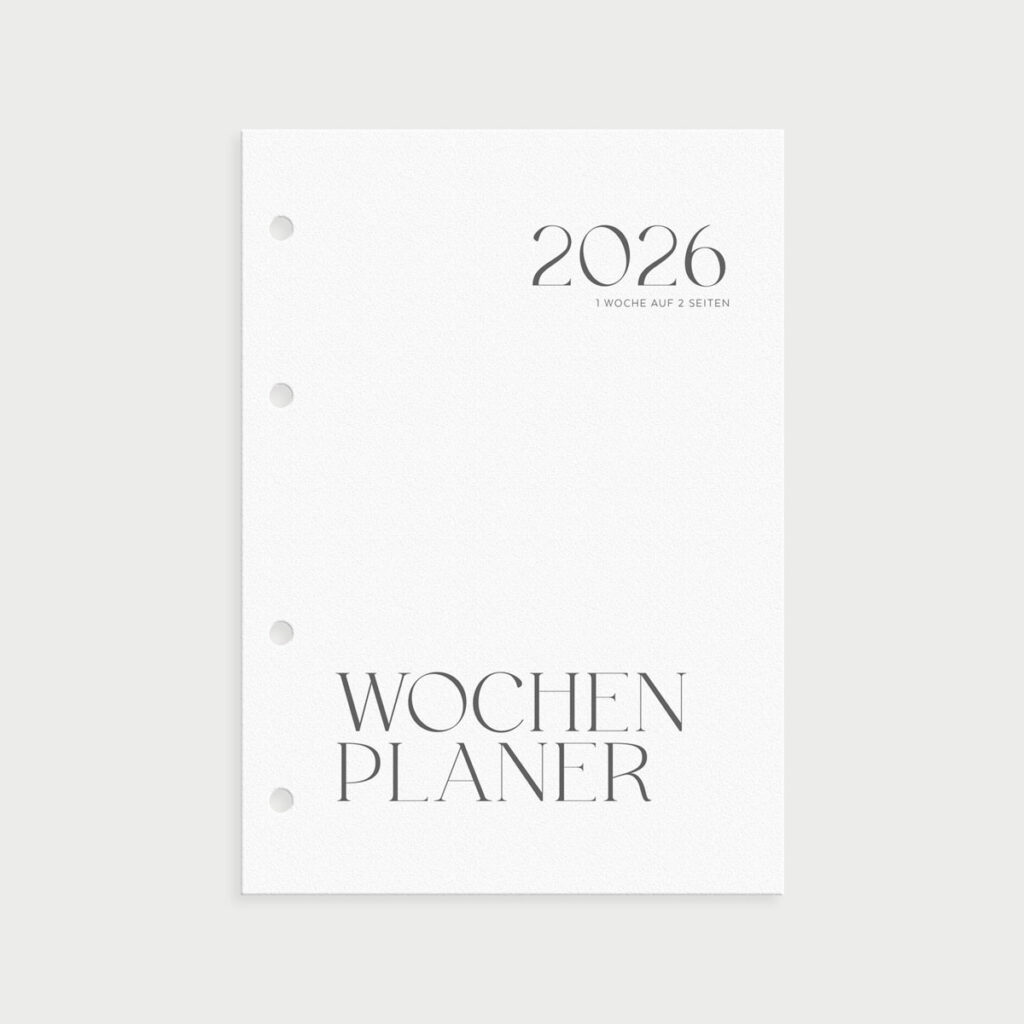 Kalenderseiten Wochenplaner — Produktbild